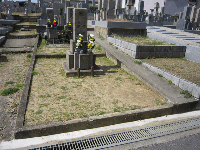 施工例3㎡以上2-20　堺市西区 草部横坂墓地のBefore画像