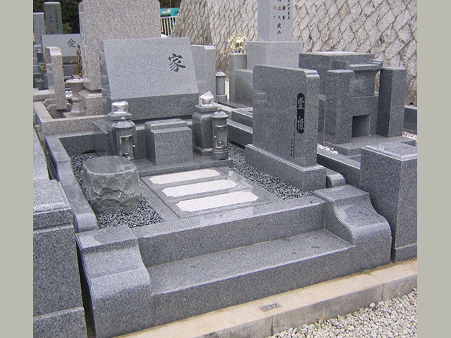 施工例洋型デザイン3-7　西宮市 白水峡墓苑