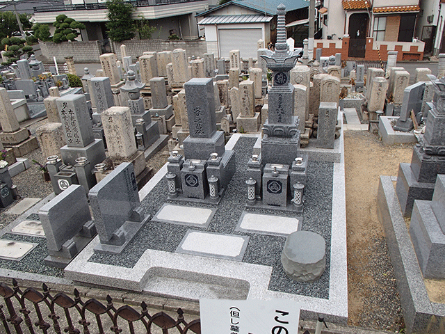 施工例3㎡以上2-16　堺市中区 深阪墓地