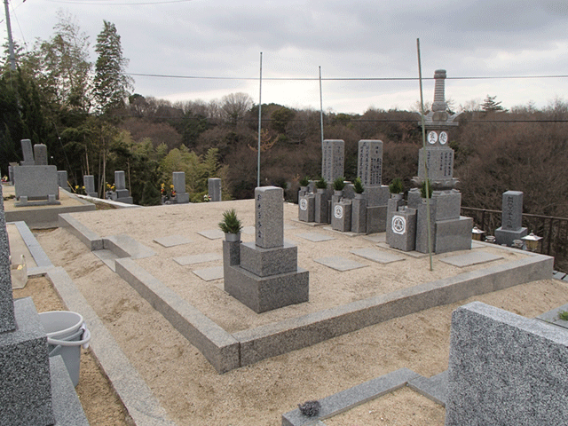 施工例3㎡以上2-15　和泉市内 寺院墓地のBefore画像