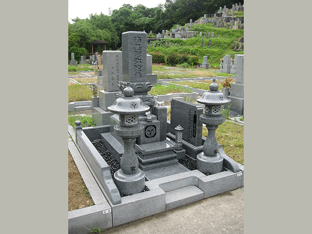 施工例3㎡以上2-5　京都市相楽郡地域墓地
