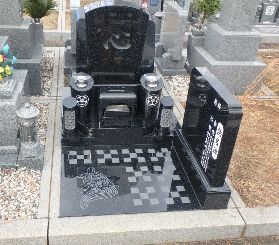 洋型墓石施工例3－37