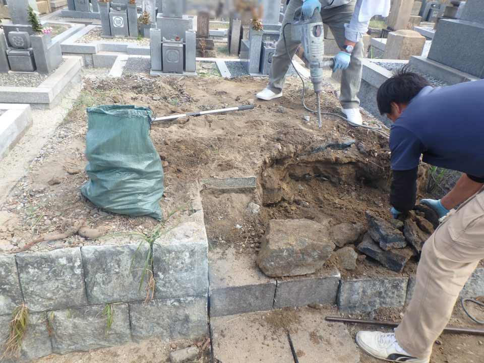 墓じまい施工例9-2　摂津市 地域墓地の詳細画像2