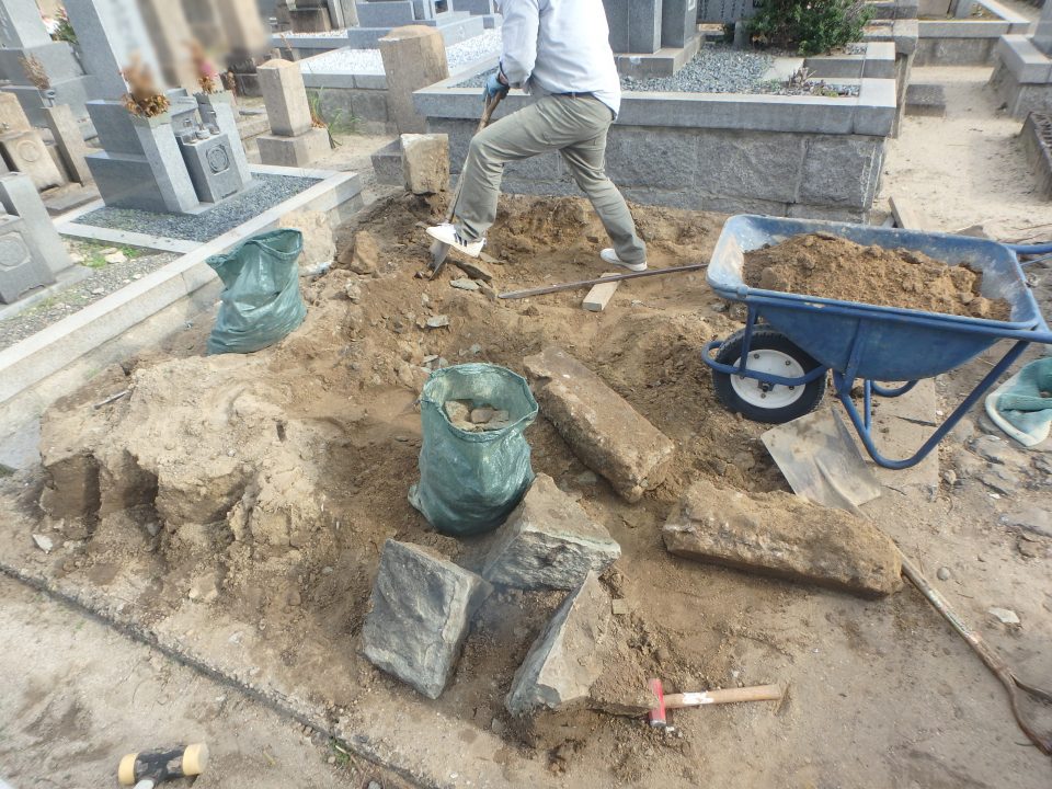 墓じまい施工例9-2　摂津市 地域墓地の詳細画像3