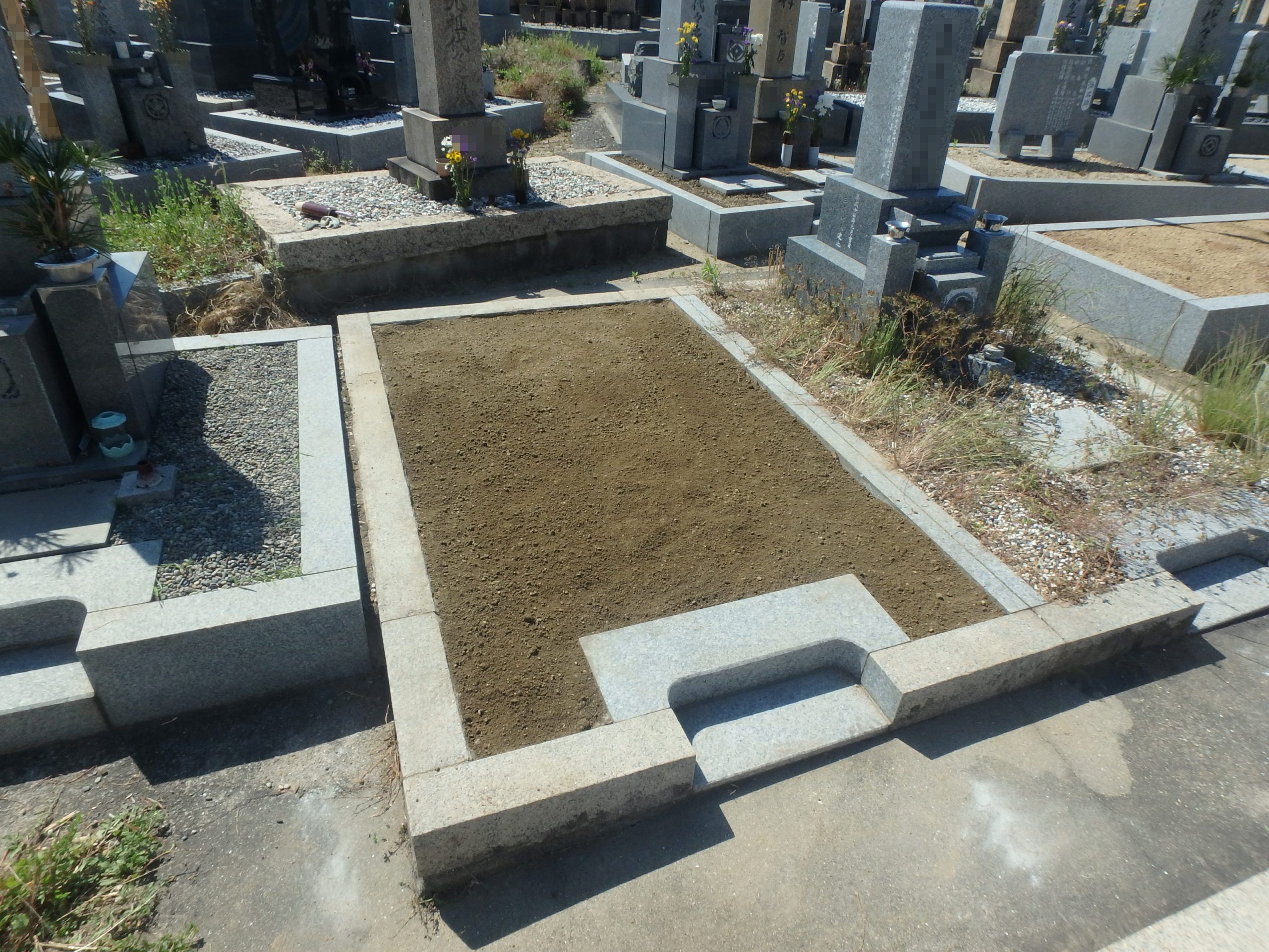 墓じまい施工例9-1　泉大津市 地域墓地のAfter画像