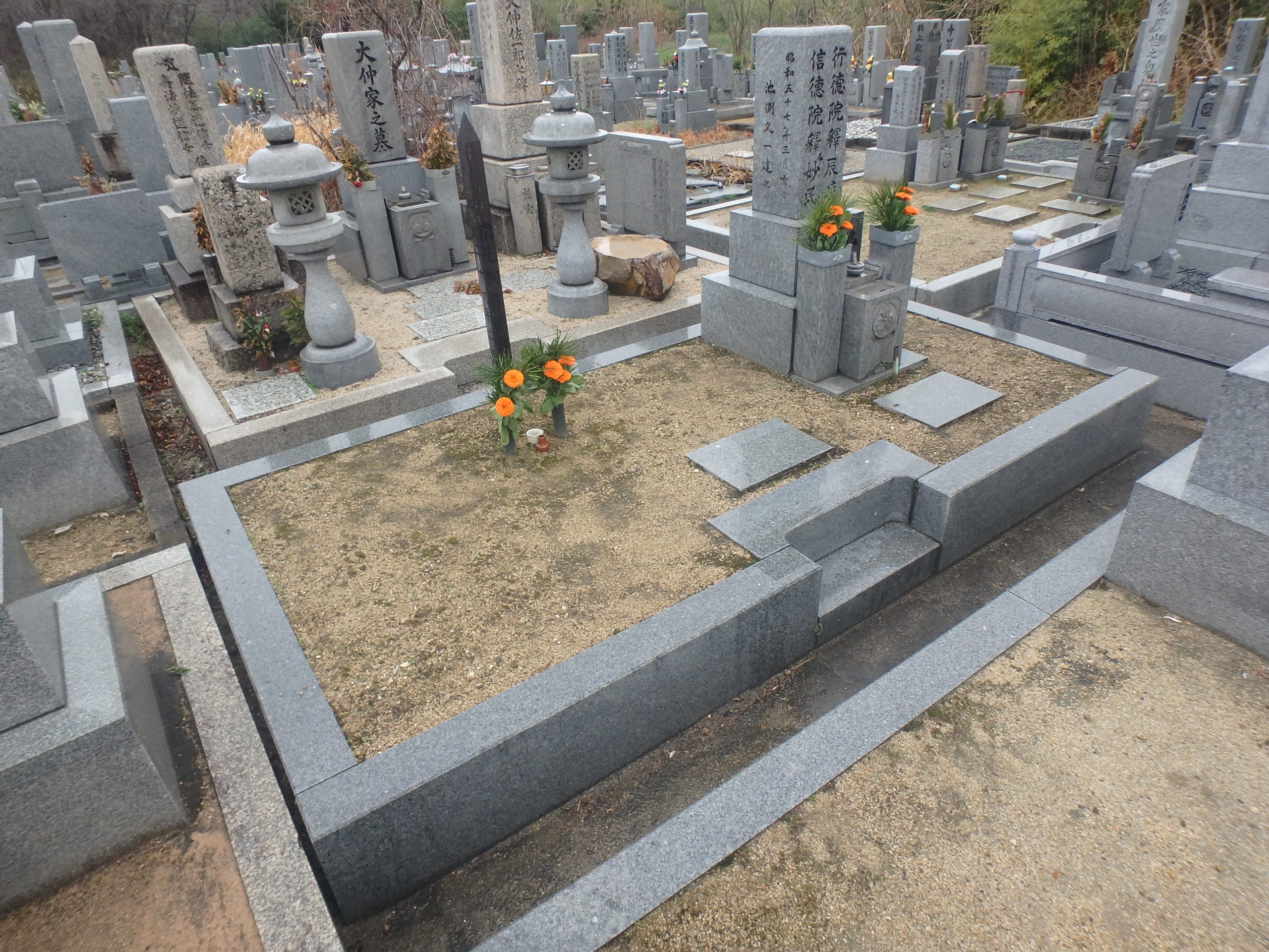 施工例2－51　堺市西区 地域墓地にてお墓の立て替え。のBefore画像