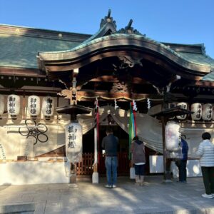 新年のご挨拶｜十日戎で出会った東天紅｜石の東西