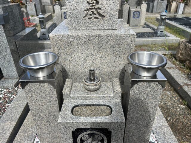 ステンレス花筒 交換後